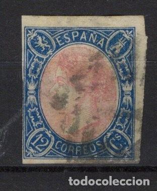Timbres: PC483 Sellos Espa&ntilde;a a&ntilde;o 1865 Edifil 70&ordm; sello original en usado v.c. 29 &euro;