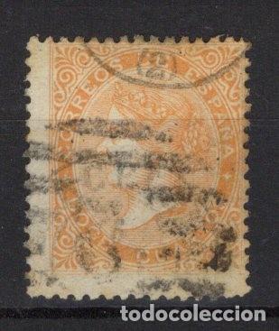 Timbres: PC490 Sellos Espa&ntilde;a a&ntilde;o 1867 Edifil 89&ordm; sello original en usado v.c. 11 &euro;
