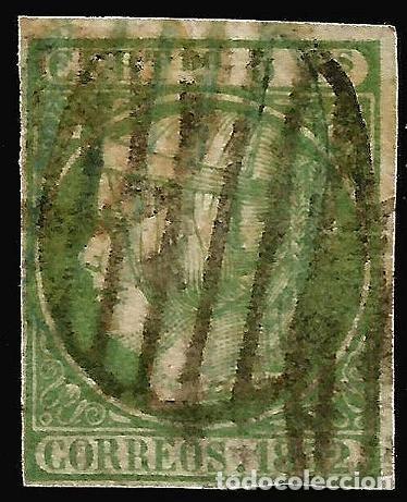 Sellos: EDIFIL 15 PARRILLAS NEGRA Y VERDE