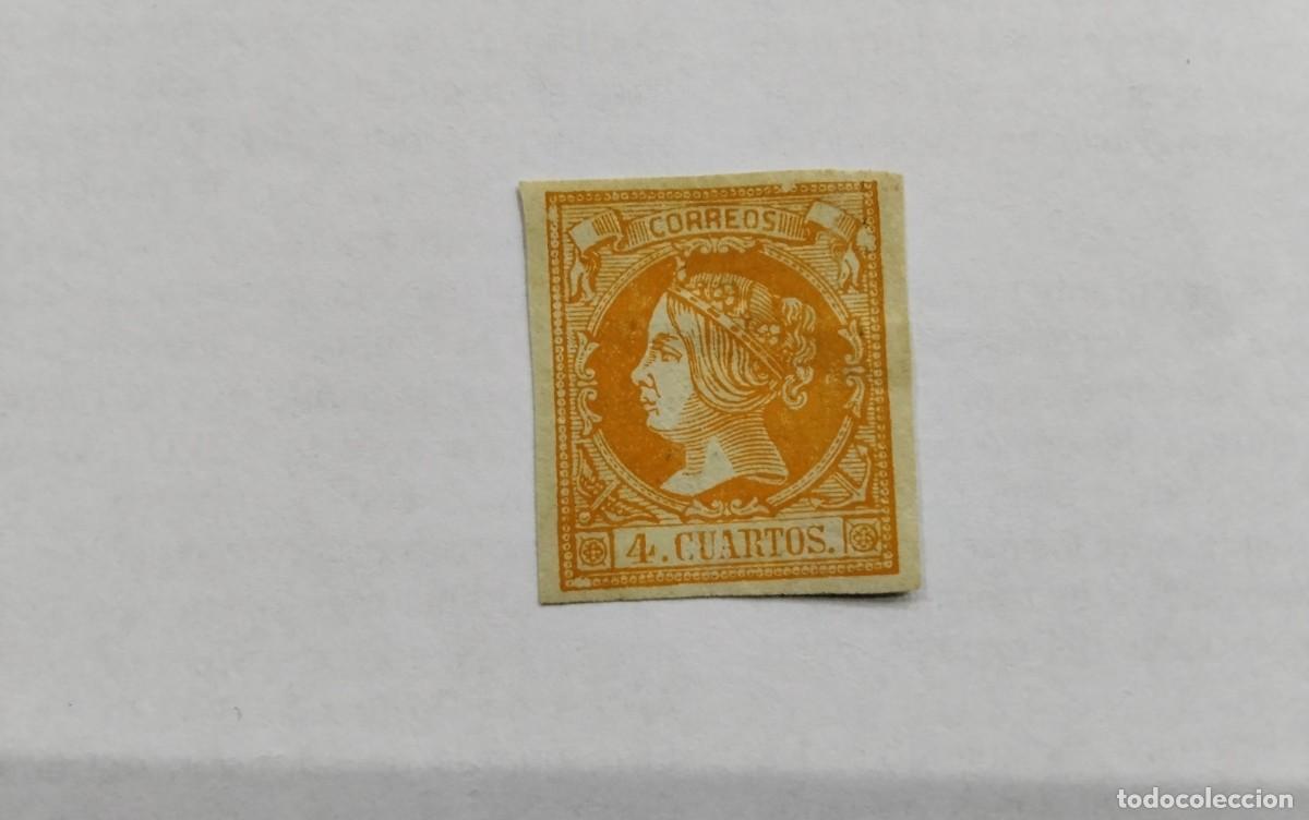 Briefmarken: ESPA&Ntilde;A - 1860 - ISABEL II - EDIFIL 52 - MH* - NUEVO - MARGENES COMPLETOS