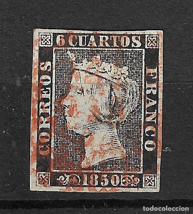 Francobolli: 1850 EDIFIL 1 MATASELLOS FECHADOR ROJO A EXAMINAR