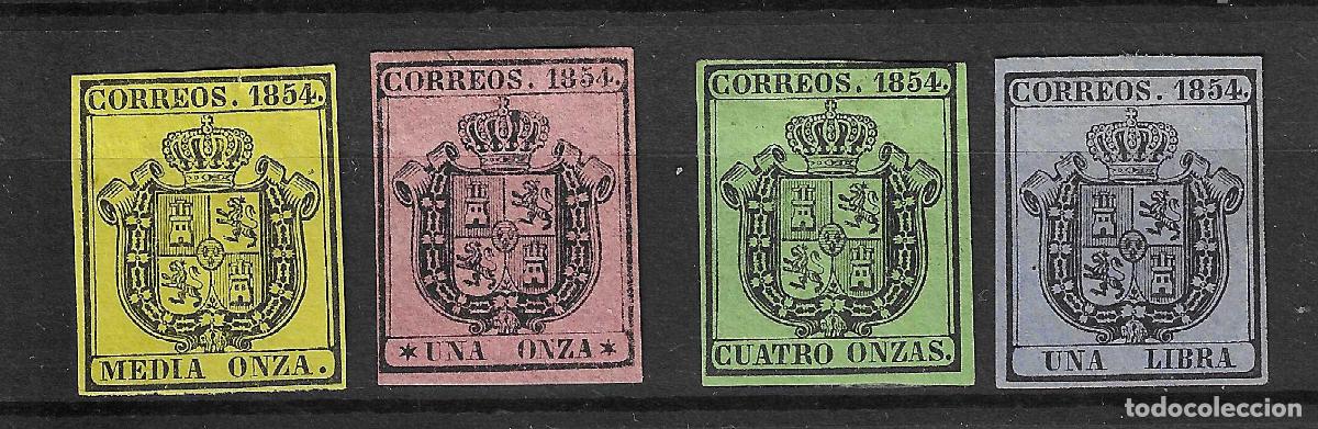 Timbres: 1854 ESCUDO DE ESPA&Ntilde;A EDIFIL 28/31* NUEVOS