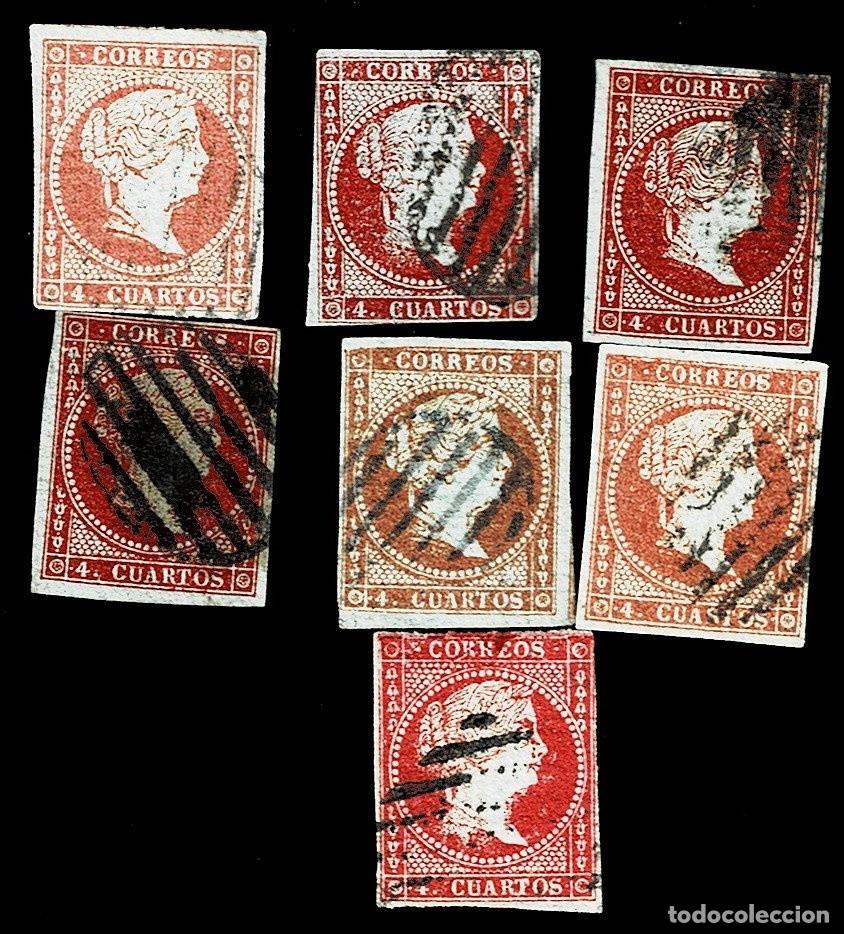 Timbres: A3-2 ESPA&Ntilde;A Isabel II Edifil n&ordm; 40, 40a, 40b, 40id, 40aid, 40p y 40ap Todas las VARIEDADES CATALOGA