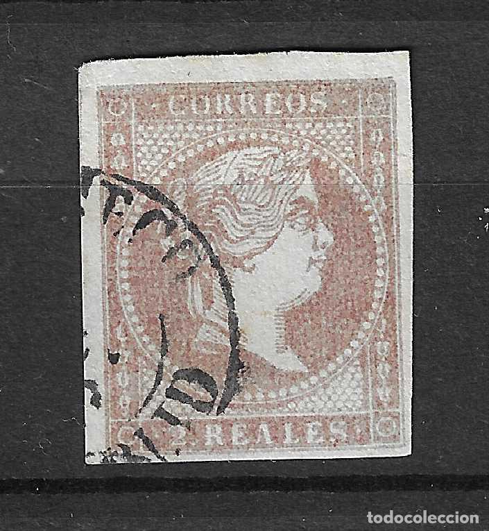 Timbres: 1855 ISABEL II EDIFIL 50&ordm; USADO