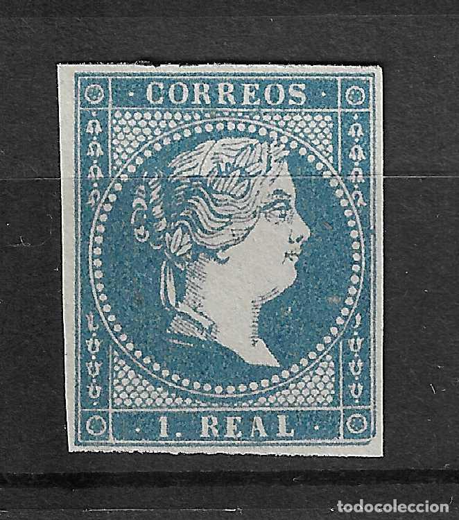 Sellos: 1855 ISABEL II EDIFIL 49* NUEVO - Foto 1