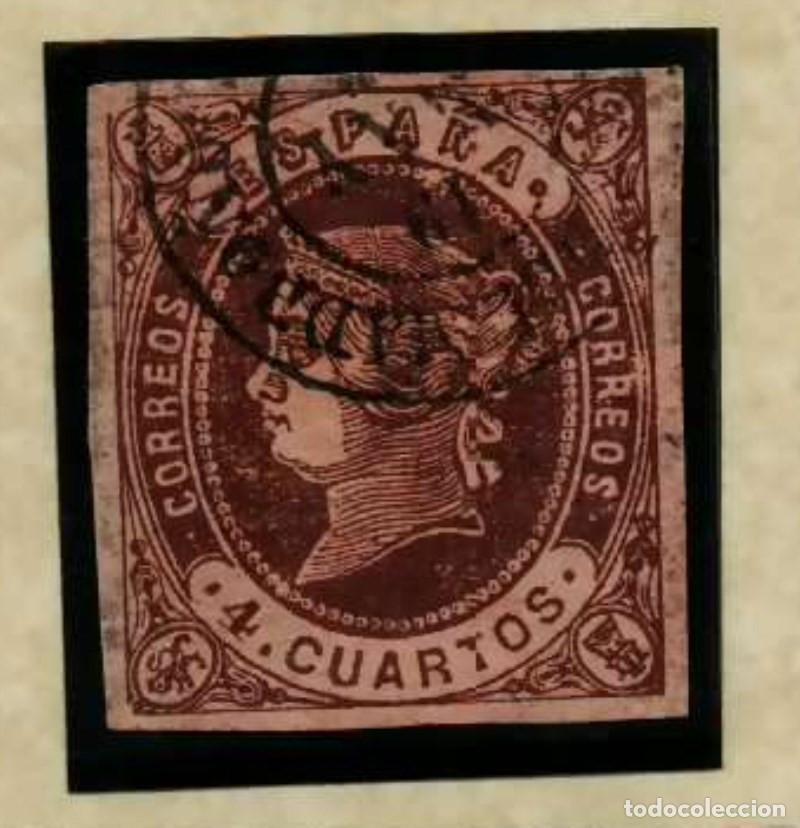 Sellos: FA0663B. HISTORIA POSTAL. Emisi&oacute;n de 16 de julio de 1862. Fechador Tipo II de Navas del Madro&ntilde;o