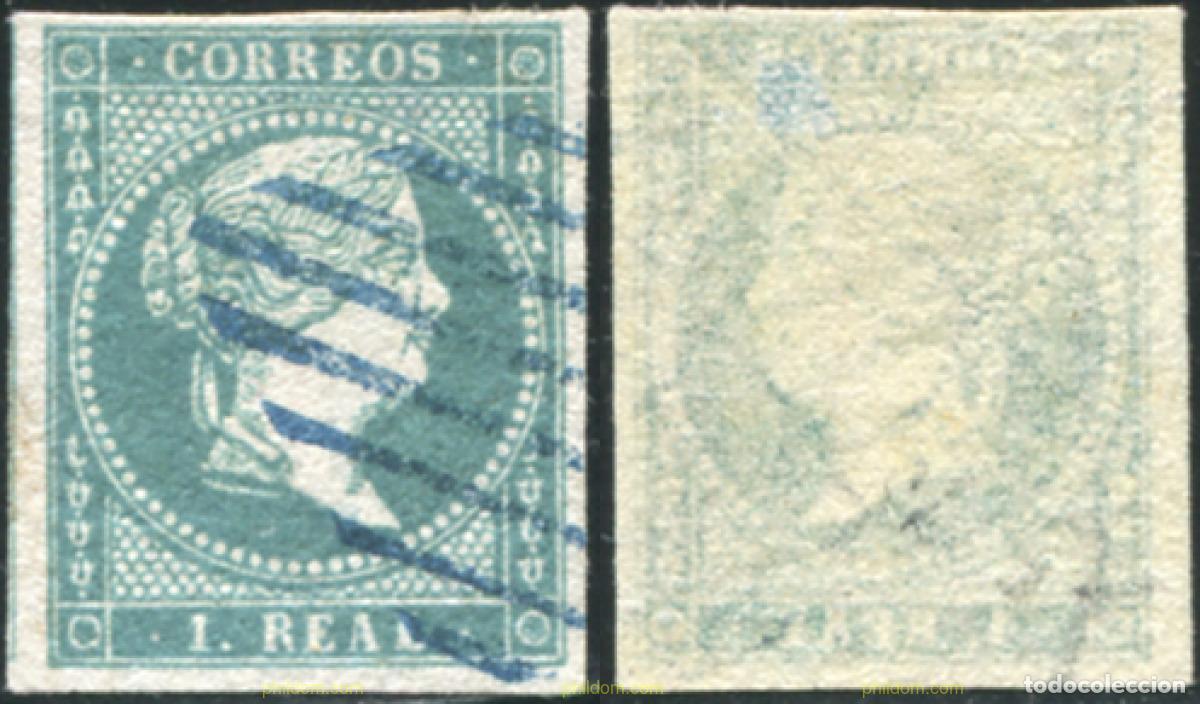 Sellos: 623052 USED ESPA&Ntilde;A 1856 ISABEL II
