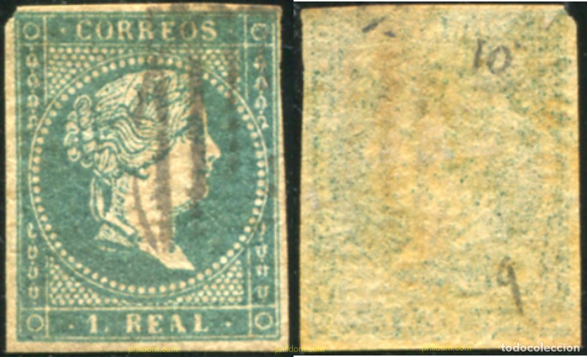 Sellos: 787983 USED ESPA&Ntilde;A 1856 ISABEL II