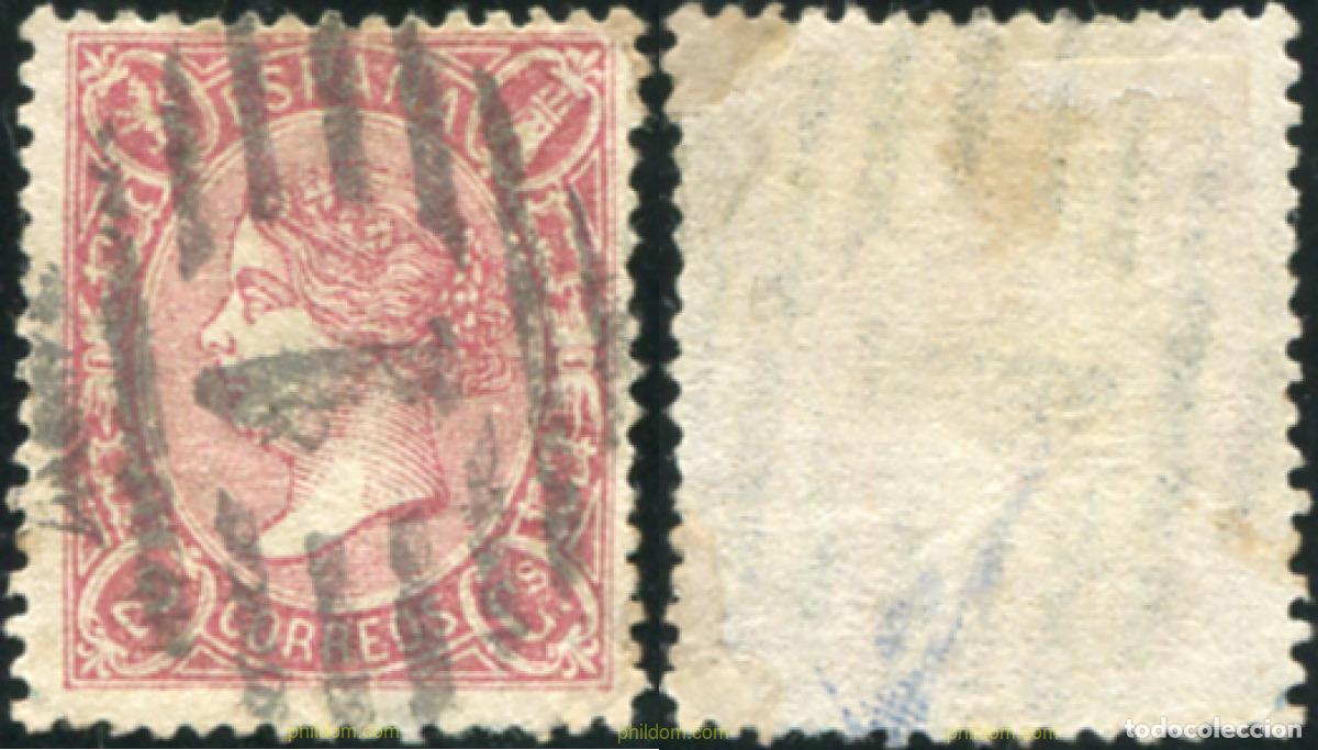 Sellos: 788011 USED ESPA&Ntilde;A 1865 ISABEL II