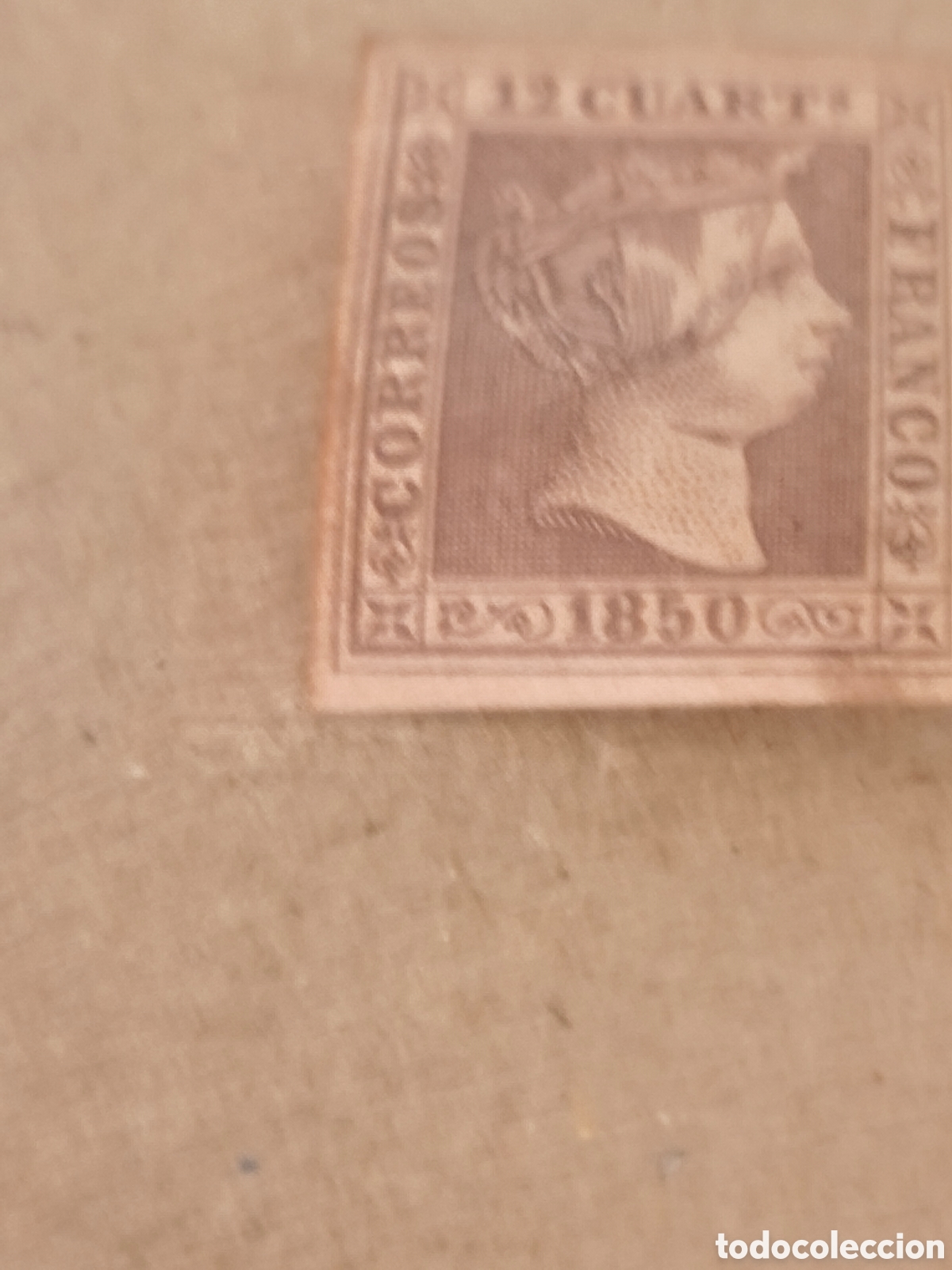 Timbres: Sello cl&aacute;sico de Espa&ntilde;a n 2 ,nuevo con goma** muy escaso,12 cuartos lila algo sobado ver imagenes