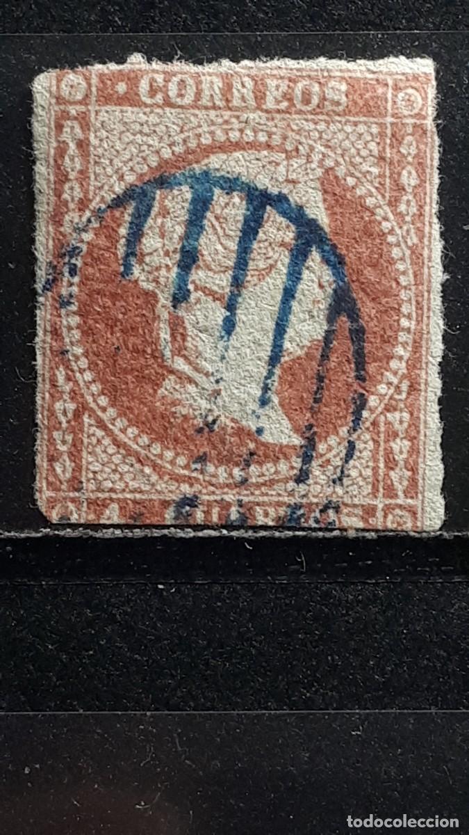 Sellos: ESPA&Ntilde;A. 1855. &deg;. EDIFIL 44 - Foto 1