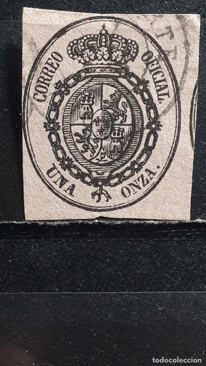 Sellos: ESPA&Ntilde;A. A&Ntilde;O 1855. &deg;. EDIFIL 36