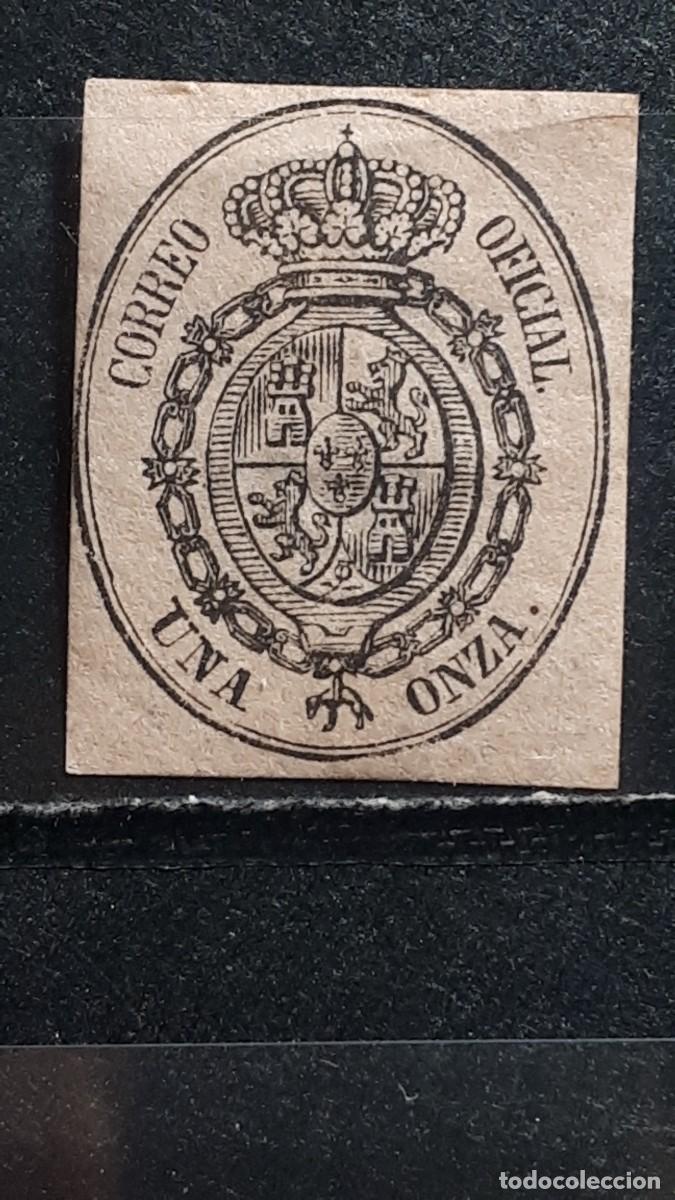 Sellos: ESPA&Ntilde;A. A&Ntilde;O 1855. *. EDIFIL 36