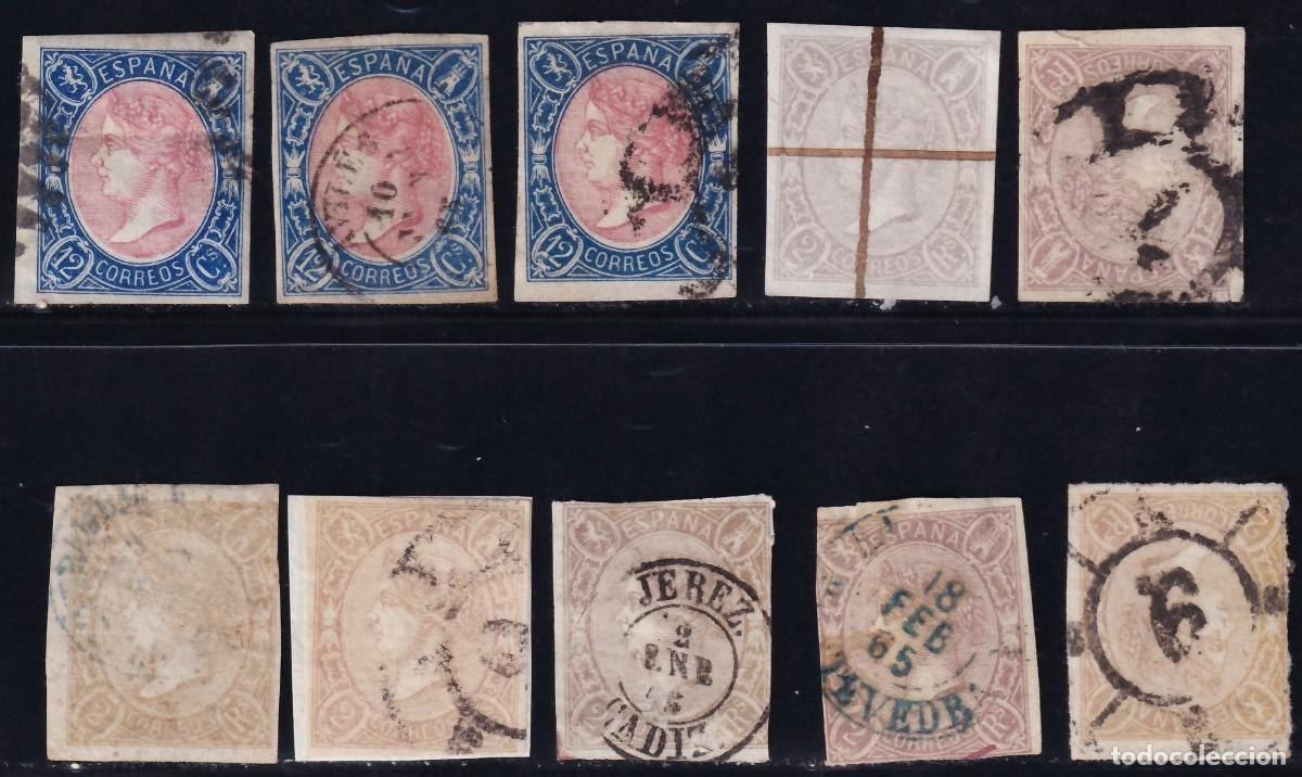 Sellos: ESPA&Ntilde;A, 1865 Distintos valores