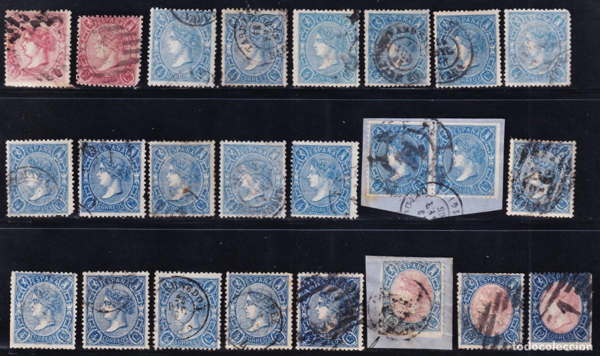 Sellos: ESPA&Ntilde;A, 1865 Distintos valores