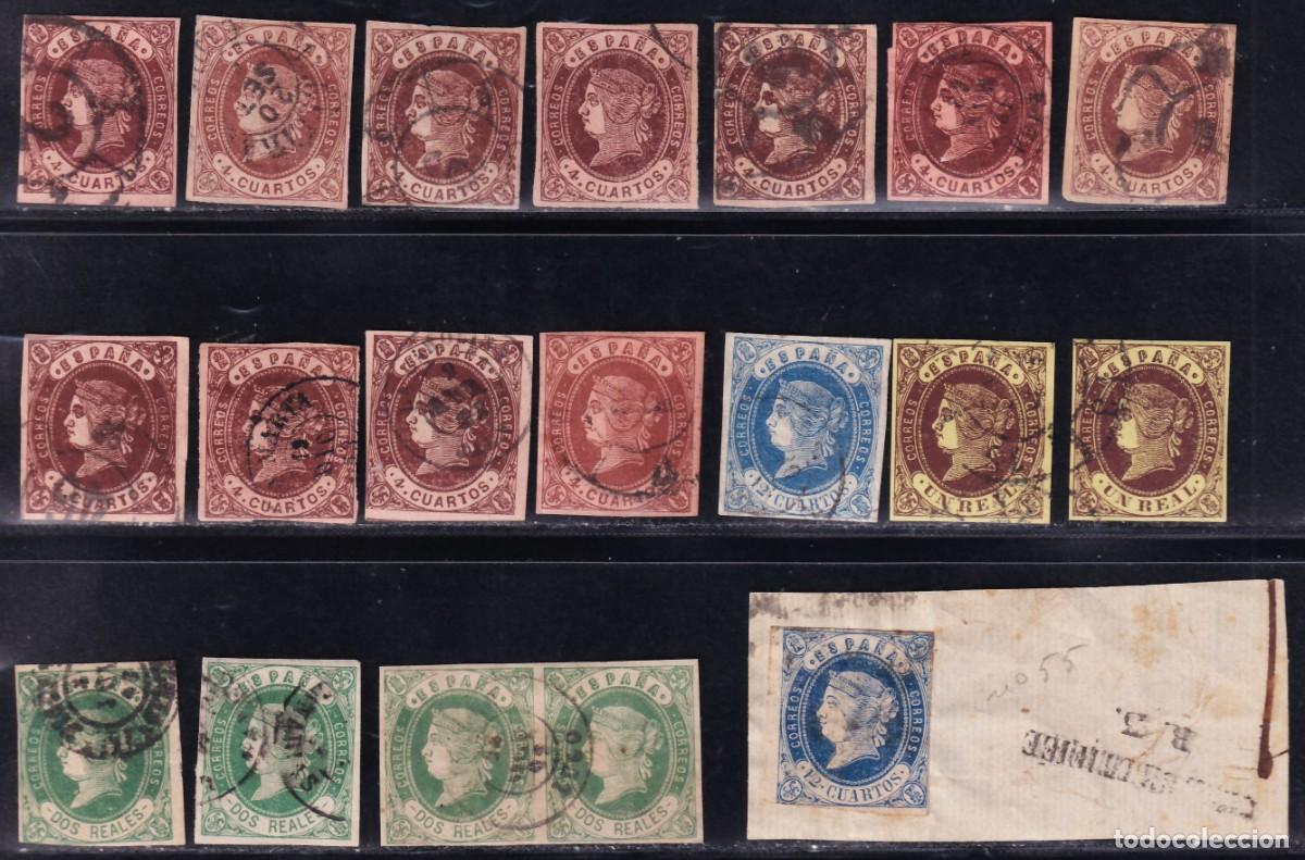 Sellos: ESPA&Ntilde;A, 1862 Distintos valores