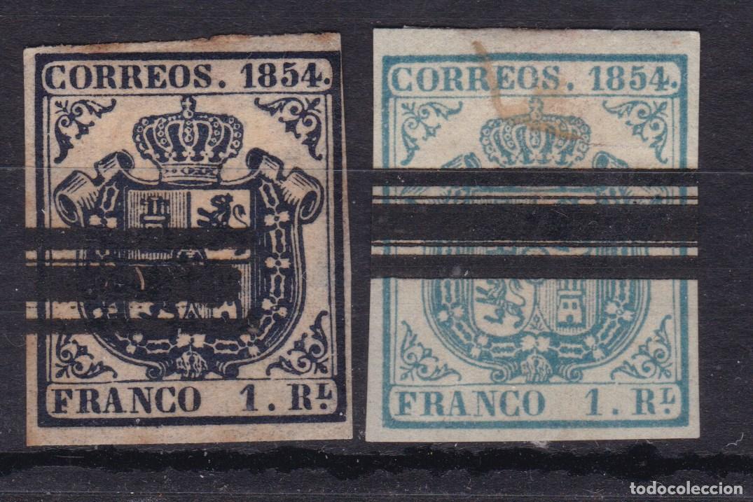Sellos: SS7-Cl&aacute;sicos Edifil 34/ 34A Barrados. RAROS