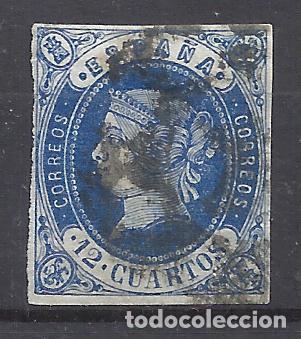 Sellos: isabel II 1862 edifil 59 usado
