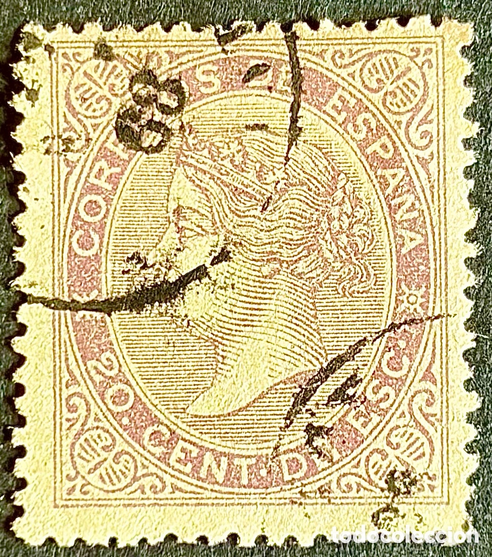 Sellos: 1867 - Espa&ntilde;a - Isabel II