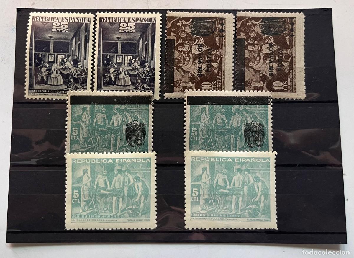 Sellos: 1936 Republica nacional,MNH** centrado,goma,color