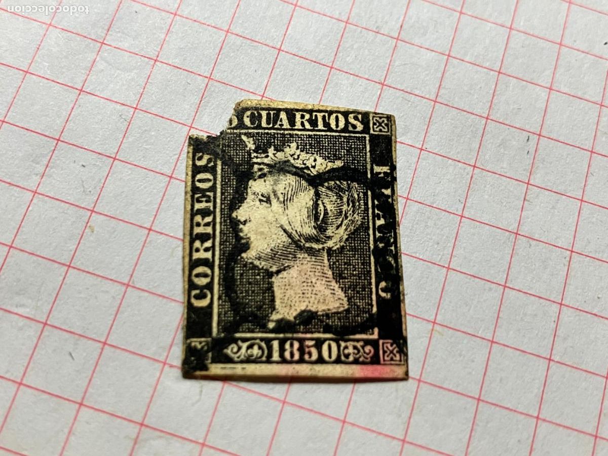 Sellos: Sello Espa&ntilde;a 1 1850 - 6 Cuartos Usado