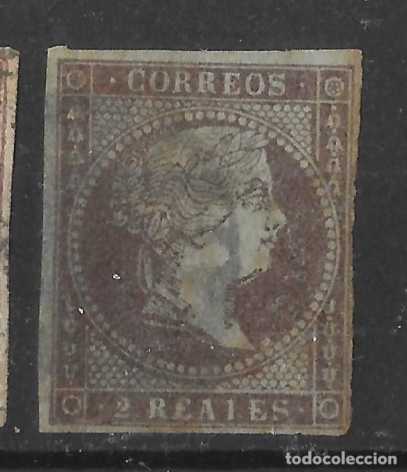 Sellos: 1855 ESPA&Ntilde;A ISABEL II EDIFIL 46 USADO (IMAGEN)
