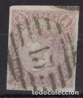 Sellos: PC793 Sellos Espa&ntilde;a a&ntilde;o 1865 EDIFIL 73&ordm; sello original en usado v.c. 47 &euro;