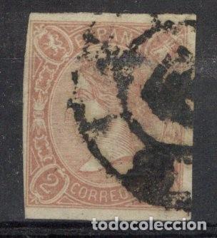 Sellos: PC794 Sellos Espa&ntilde;a a&ntilde;o 1865 EDIFIL 73&ordm; sello original en usado v.c. 47 &euro;