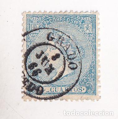 Sellos: SELLO CON BONITO FECHADOR GRADO. ASTURIAS. 1866
