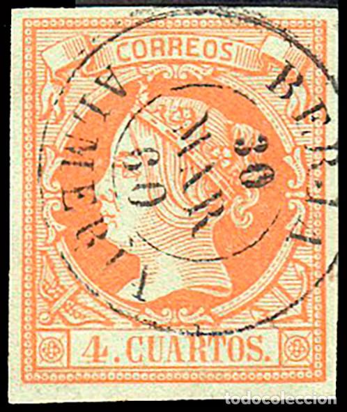 Sellos: Almer&iacute;a - Edi o 52 - 4 cuartos - Mat Fech. Tp. II &rdquo;Berja&rdquo;