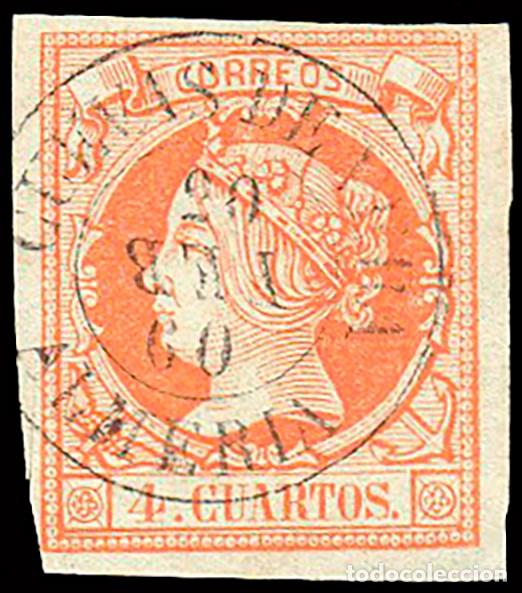 Sellos: Almer&iacute;a - Edi o 52 - 4 cuartos - Mat Fech. Tp. II &rdquo;Cuevas de Vera&rdquo;