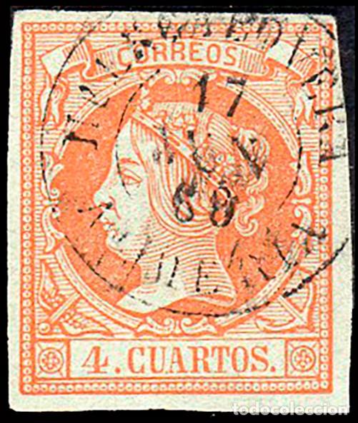 Sellos: Almer&iacute;a - Edi o 52 - 4 cuartos - Mat Fech. Tp. II &rdquo;Hu&eacute;rcalovera&rdquo;
