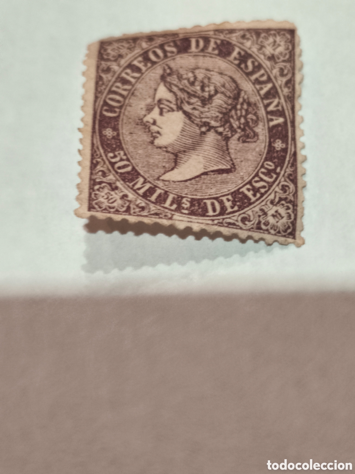 Briefmarken: Sello cl&aacute;sico de Espa&ntilde;a n 98 ,nuevo con su goma* bonito 50 Mills de e.violets ver imsgenes