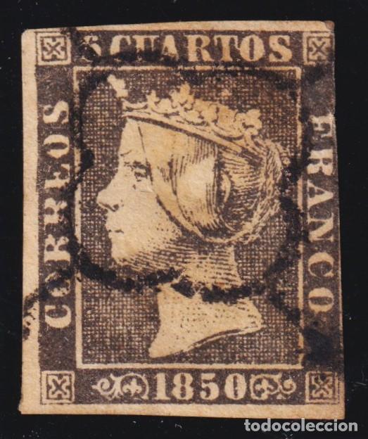 Sellos: ESPA&Ntilde;A - ISABEL II - N&ordm; 1A - A&Ntilde;O 1850