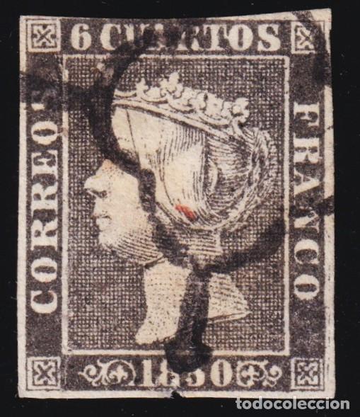 Sellos: ESPA&Ntilde;A - ISABEL II - N&ordm; 1A - A&Ntilde;O 1850