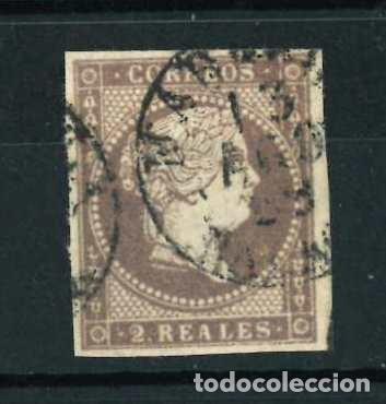 Selos: Espa&ntilde;a. Edifil 46 usado. Filigrana l&iacute;neas cruzadas.