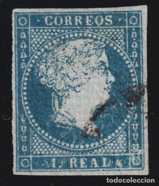 Sellos: ESPA&Ntilde;A - ISABEL II - N&ordm; 41 - A&Ntilde;O 1855