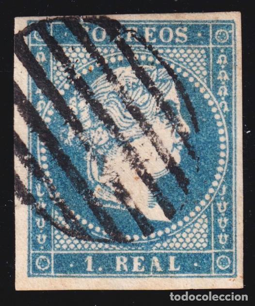 Sellos: ESPA&Ntilde;A - ISABEL II - N&ordm; 49 - A&Ntilde;O 1855