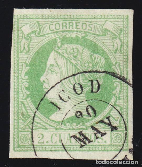 Sellos: ESPA&Ntilde;A - ISABEL II - N&ordm; 51 - A&Ntilde;O 1860
