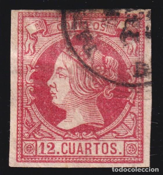 Sellos: ESPA&Ntilde;A - ISABEL II - N&ordm; 53 - A&Ntilde;O 1860