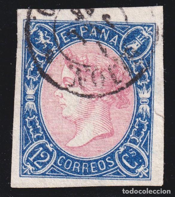Sellos: ESPA&Ntilde;A ISABEL II - &ordm; 70 - A&Ntilde;O 1865 - Foto 1