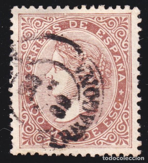 Sellos: ESPA&Ntilde;A - ISABEL II N&ordm; 99 - A&Ntilde;O 1868