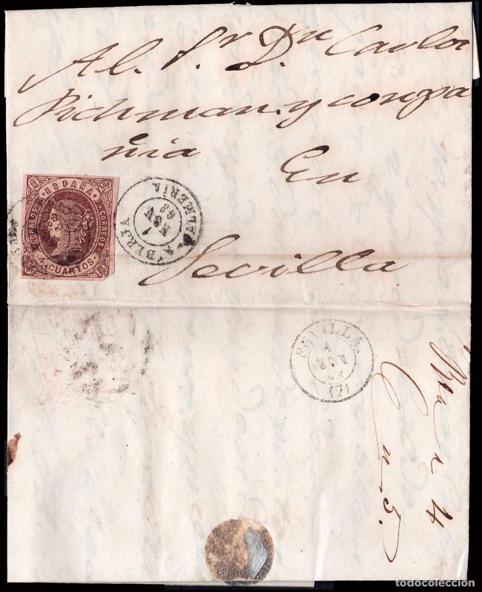 Sellos: Almer&iacute;a - Edi o 58 - Carta Mat Fech. Tp. II &rdquo;Berja&rdquo;