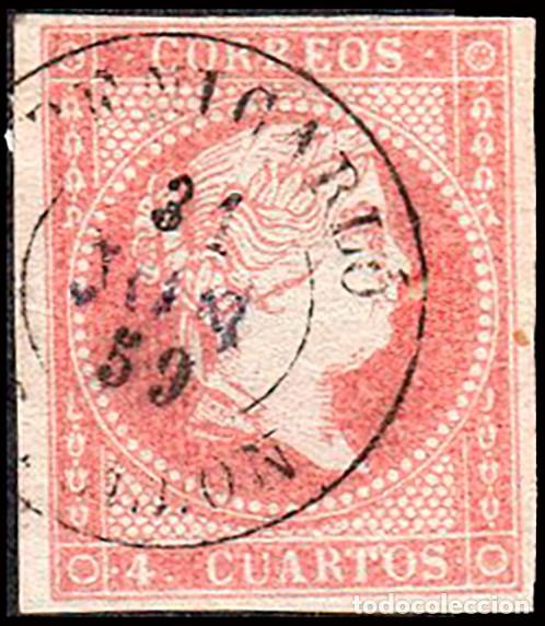 Sellos: Castell&oacute;n - Edi o 48 - 4 cuartos - Mat Fech. Tp. II &rdquo;Benicarl&oacute;&rdquo;