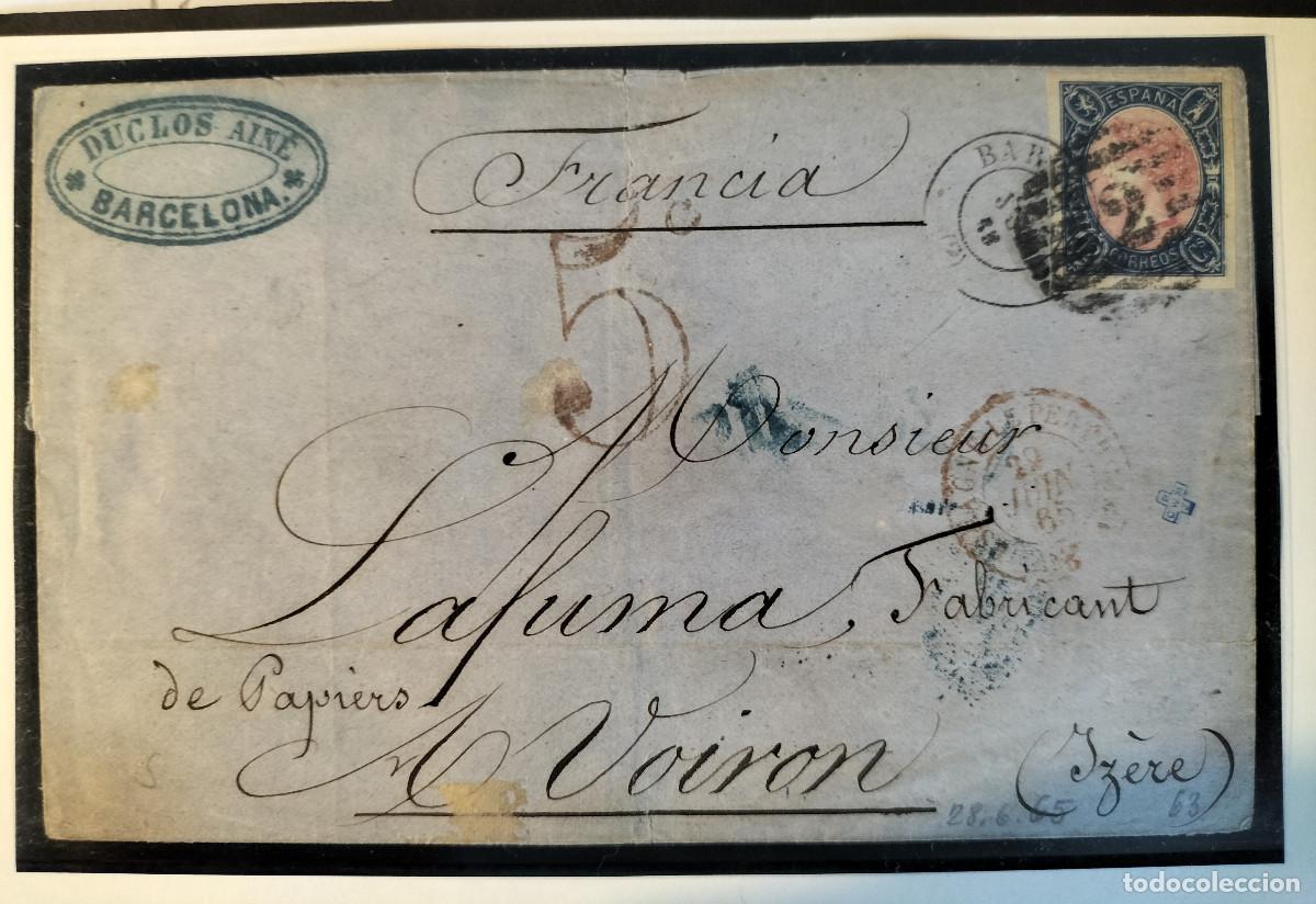 Sellos: Edifil 70 Usado AUTENTICO Isabel II Espa&ntilde;a 1865