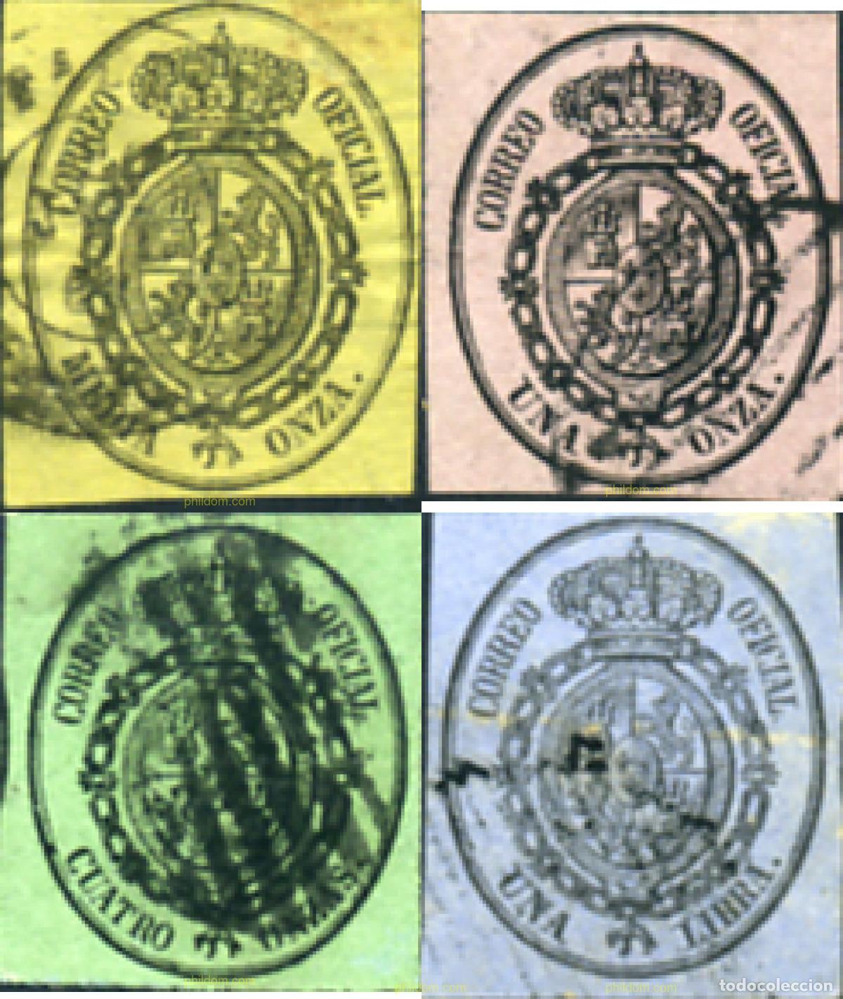 Francobolli: 365714 USED ESPA&Ntilde;A 1855 ESCUDO DE ESPA&Ntilde;A