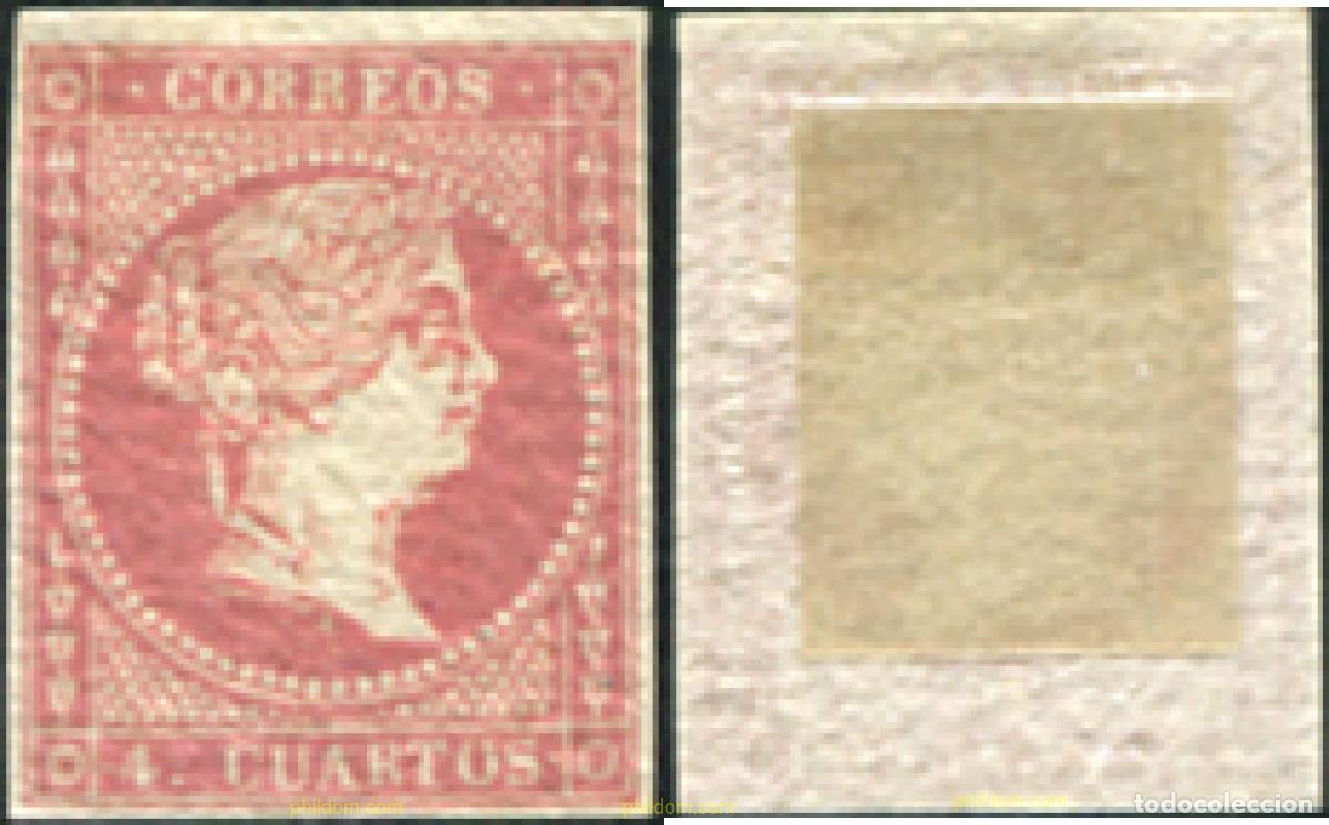 Francobolli: 627294 HINGED ESPA&Ntilde;A 1856 ISABEL II