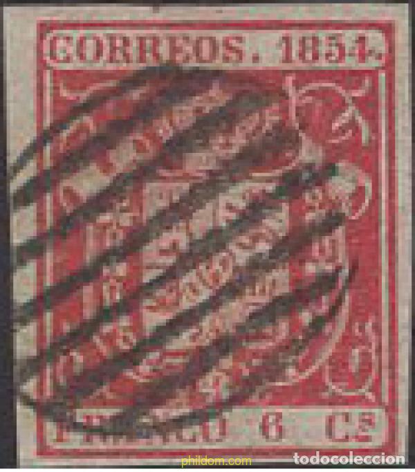 Francobolli: 652598 USED ESPA&Ntilde;A 1854 ESCUDO DE ESPA&Ntilde;A