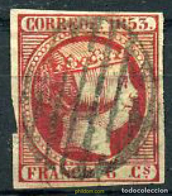 Francobolli: 209991 USED ESPA&Ntilde;A 1853 ISABEL II