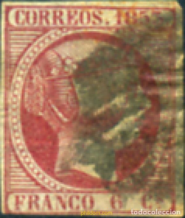 Francobolli: 365710 USED ESPA&Ntilde;A 1853 ISABEL II